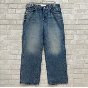 MOTHER The Dodger Button Sneak Jeans in Wipeout - Size - 30